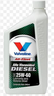 ACEITE 25W60 LITRO PARA CONSUMO DIESEL Y GASOLINA VALVOLINE